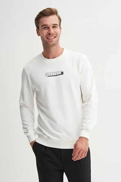 Cazador Pamuk Karışımlı Mevsimlik 3 İplik Slim Fit Sweatshirt-53875 - Resim 2