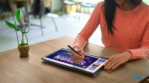 Lenovo Thinkbook 14 2-In-1 G5 Iau Intel Core Ultra 7 255U 16GB 512GB SSD 14" Wuxga IPS Panel Freedos Taşınabilir Bilgisayar 21SQ002TTX - 7