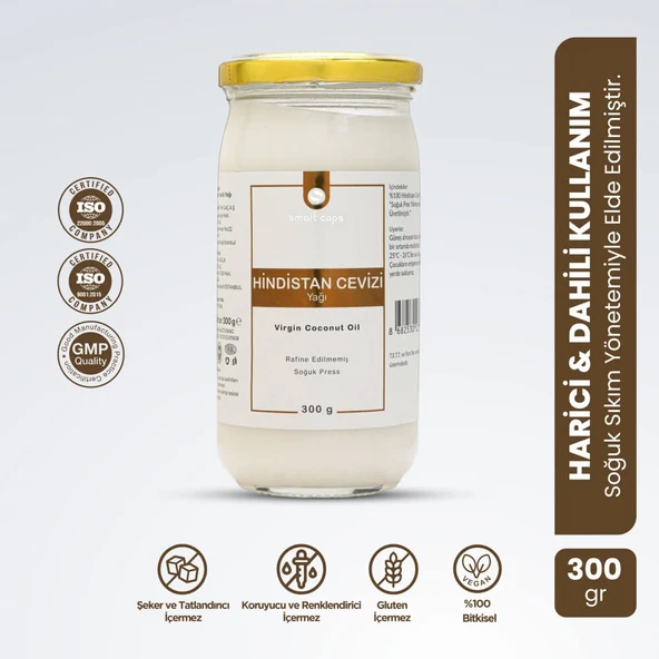 Smart Caps Hindistan Cevizi Yağı 300 gr