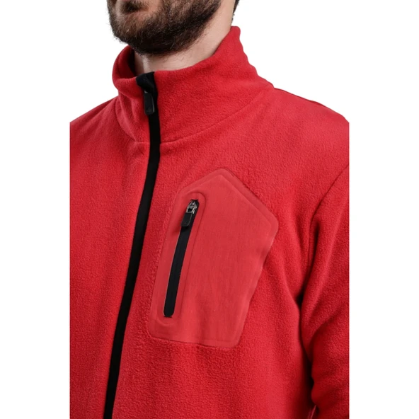 Erkek Fermuarlı Polar Sweatshirt 2312003 - Resim 7