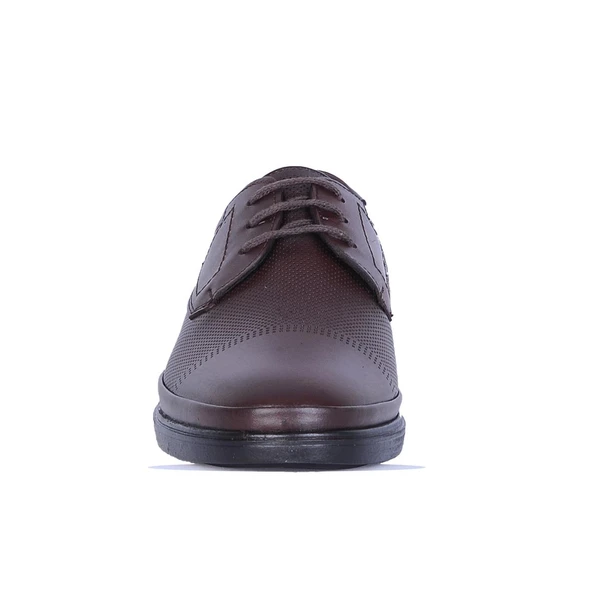 Baloğlu 71 Kahve Lz Kauçuk %100 Deri Erkek Klasik Ayakkabı - Resim 2