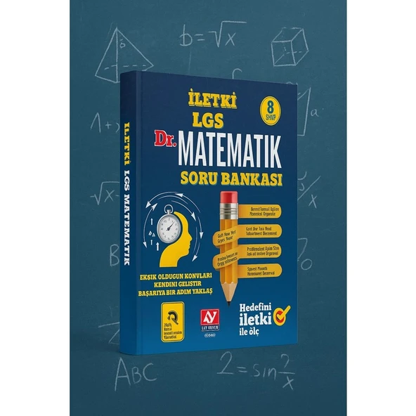8.sınıf Lgs Dr. Matematik Soru Bankası – Iletki Yayınları (2025 Baskı) ürün görseli 1