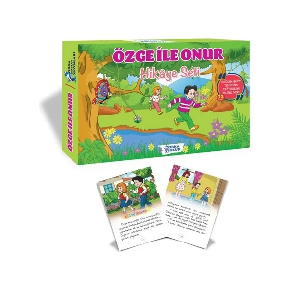 Orka Çocuk Yayınları Özge ile Onur Hikaye Seti 10 Kitap ürün görseli 1