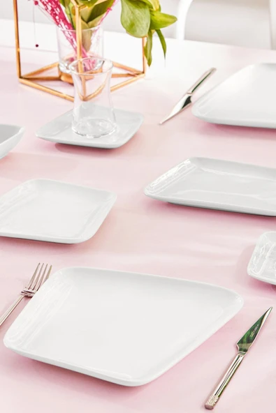 Naomi 26 Parça 6 Kişilik Porselen Kahvaltı/Servis Takımı - Resim 9