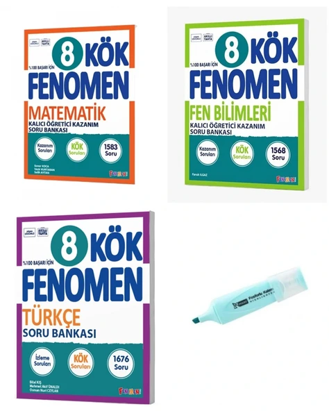 LGS 8.Sınıf KÖK Matematik Fen Bilimleri Ve Türkçe Soru Bankası ürün görseli