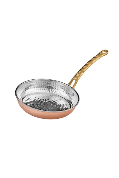 Karaca Alacahöyük Bakır Tava 22 cm - 3