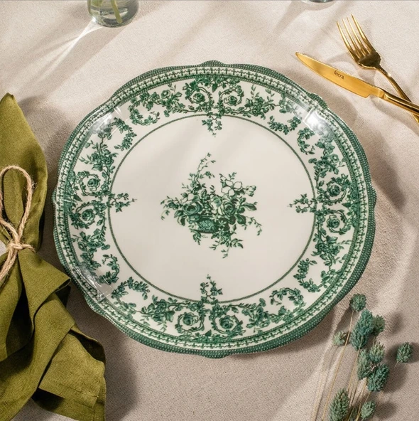 Fecra Majestic Green 8 Parça Sunum Seti - 6