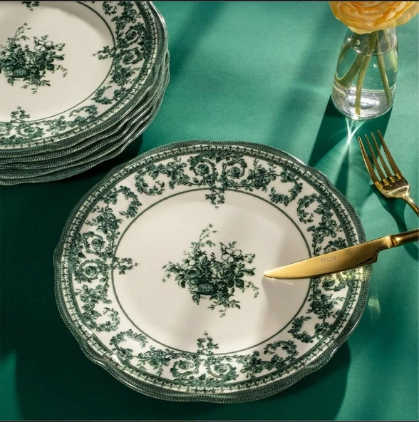 Fecra Majestic Green 8 Parça Sunum Seti - 5