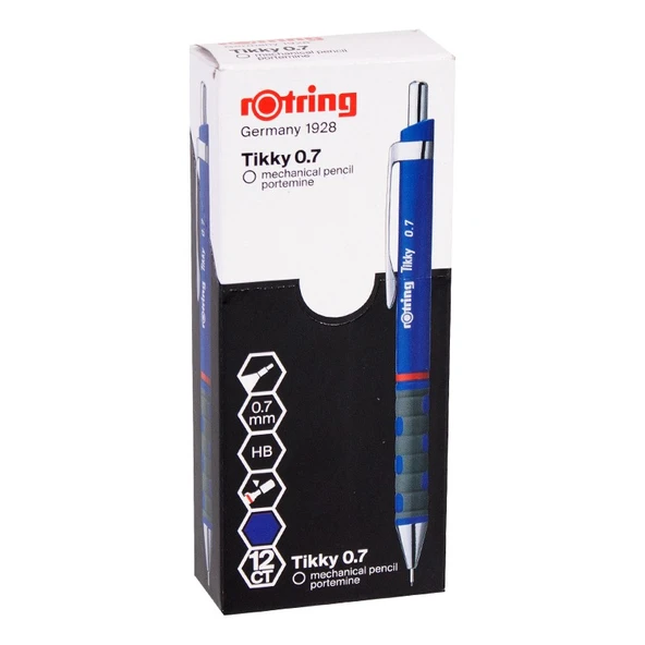 Rotring Versatil Kalem Tikky 0.7mm Mavi "12 Adet" ürün görseli 1