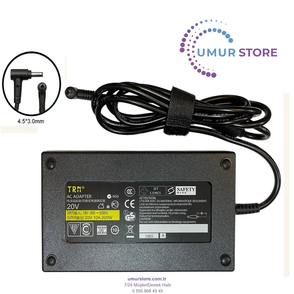 Msi Sword 16 HX B14VFKG-061XTR Adaptörü ürün görseli