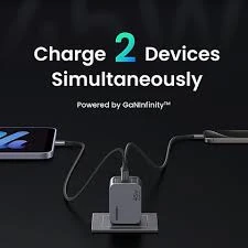 Nexode Pro 45 W QC PD 2xUSB-C Gan Hızlı Şarj Cihazı Uzay Grisi 35008 - 2