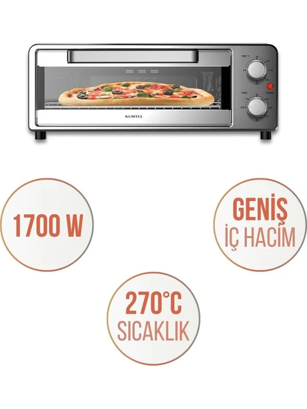 HPO-01 Hava Fritözü Mini Pizza Fırını - 4