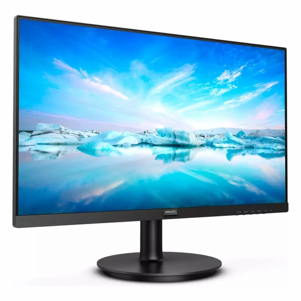 Philips 222V8LA 21.5" 75Hz 4Ms VGA+HDMI+DP FullHD Adaptive-Sync VA Vesa Monitör - Resim 2
