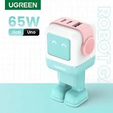 Uno 65w Robot Gan Hızlı Şarj Cihazı 2xusb-c, 1xusb-a 35855