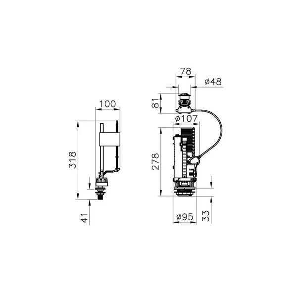 Vitra Rezervuar İç Takım 330B2016 - 4