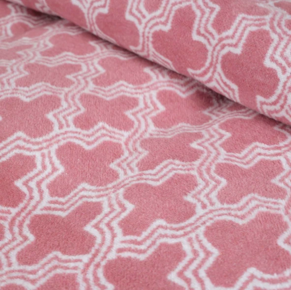 Karaca Home Benita Gülkurusu Çift Kişilik Pamuk Battaniye  - Resim 2