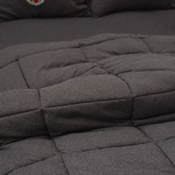 Harvard by Karaca Home Çift Kişilik Cotton Comfort Antrasit - Resim 8