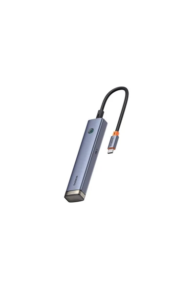 Baseus UltraJoy Series 6-Port HUB AIR - Gri (Type-C to HDMI4K@60Hz*1+USB3.0*2+USB2.0*1+Type-C3.0*1+PD*1) - 3
