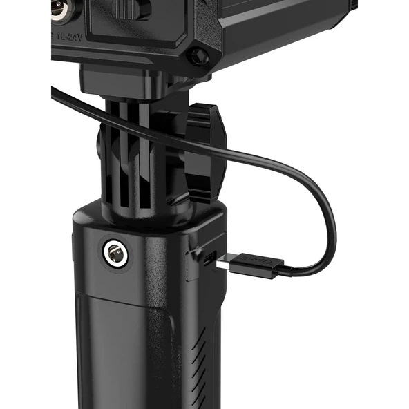GDX CF-135 II RGB Mini 10W Işık + El Tipi Powerbank Tripod Batarya - 4