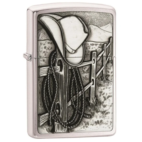 Zippo Restıng Cowboy Çakmak 24879-000004 (7-1) ürün görseli