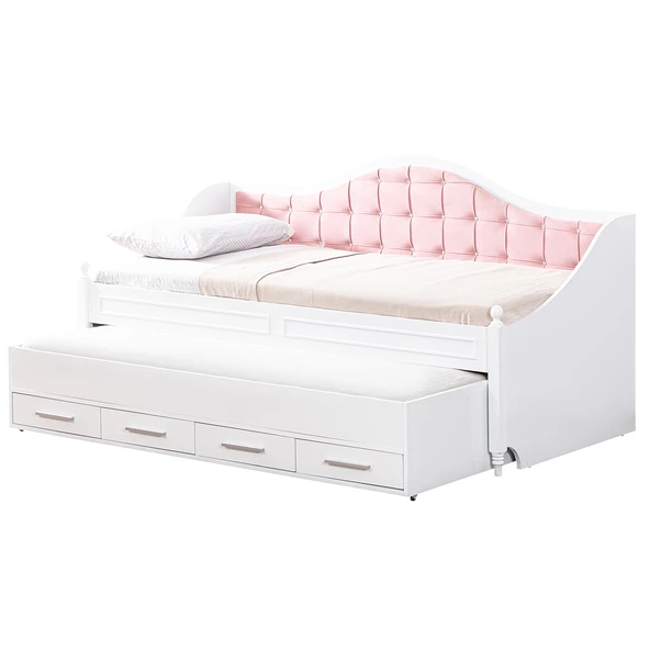 Yavrulu Karyola, Eymen Yavrulu Yatak - Pembe 1 Adet Comfort Yatak - Resim 3