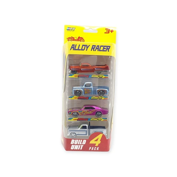 Alloy Racer 4'lü Araç Seti - 780-413 - 6