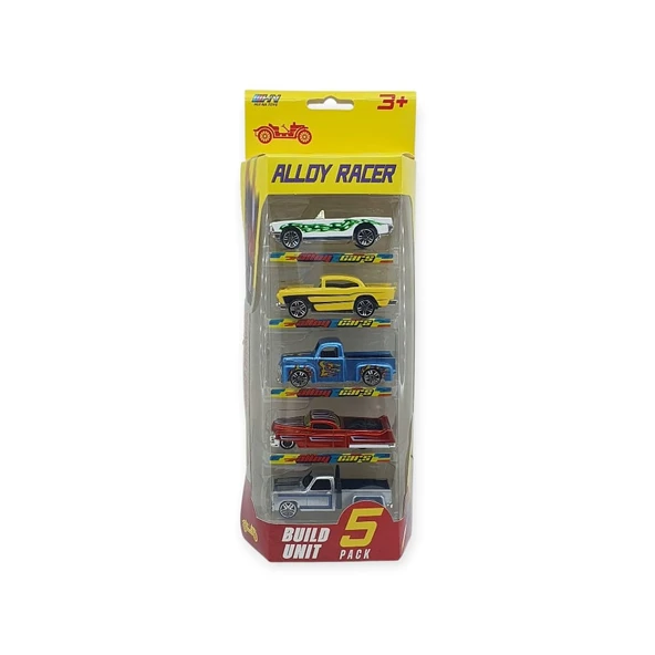Alloy Racer 5'li Araç Seti - 780-513 - 5