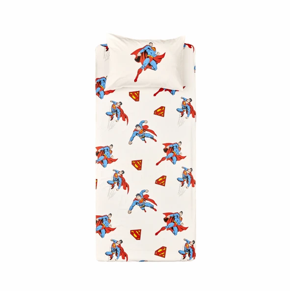 Superman by Karaca Home Hero Cape Tek Kişilik Çarşaf Takımı - Resim 2