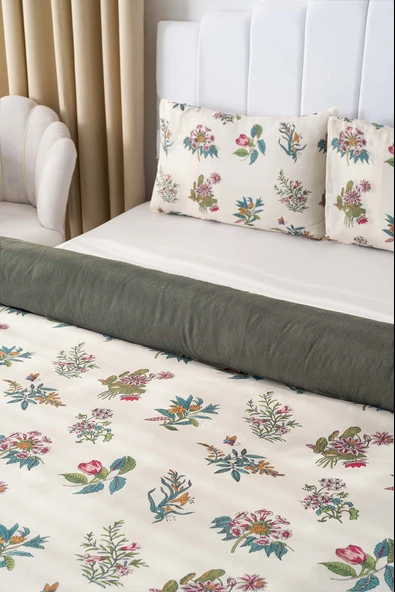 Rivaİstanbul Bianca Tek Kişilik Nevresim Takımı Pamuklu - Resim 4