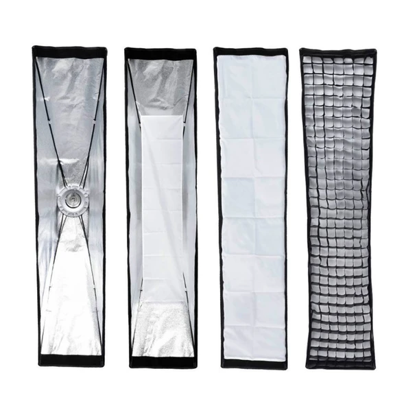 Godox SB-FW-35160 35x160cm Grid'li Softbox Bowens - Resim 3