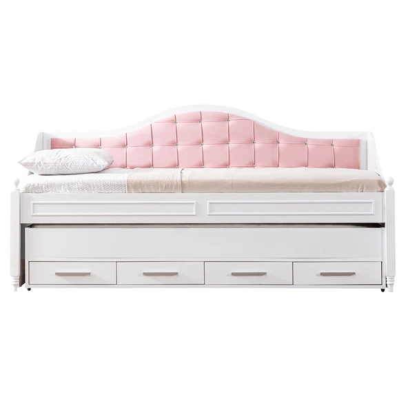 Yavrulu Karyola, Eymen Yavrulu Yatak - Pembe 1 Adet Comfort Yatak - Resim 7