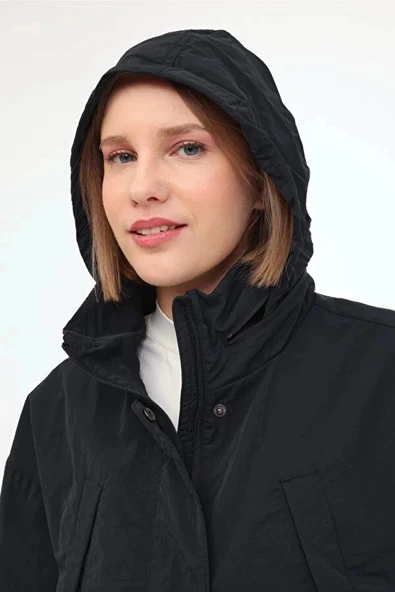 Lumlumberjack Eleta 64out25400 Kadin Mont - Siyah - 5