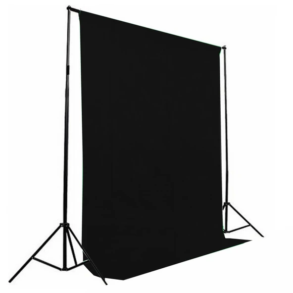 Gdx Seyyar Siyah Fon Perde (Katlanabilir Kumaş) 3x3 Metre - 3