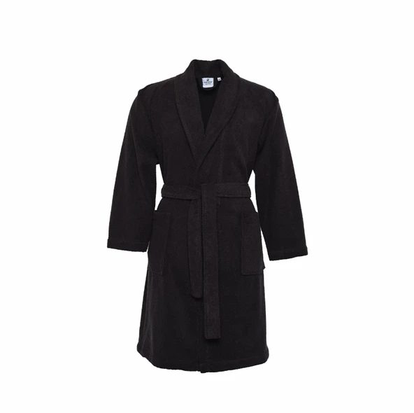 Karaca Home İstanbul Siyah Regular %100 Pamuk Bornoz S/M ürün görseli