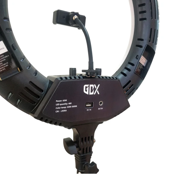 Gdx Pro Ring Light III 65W Bicolor Makyaj Youtuber Make Up Seti - Resim 5