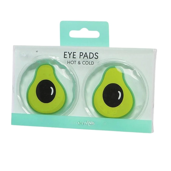Armut Desenli Soğuk Sıcak Jel Göz Maskesi Buz Rahatlatıcı Kozmetik Yüz Yogası 2'li Maske - 4