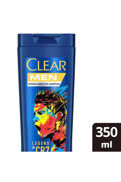 Clear 350 Ml Men Şampuan CR7 Kepeğe Karşı x4 Adet - 5