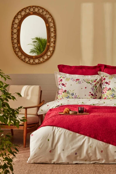 Lisette Pamuk Çift Kişilik Summer Set Fuşya ürün görseli