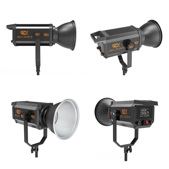 Gdx 300 RGB III Profesyonel Fotoğrafçılık ve Video Renkli Dolgu Işığı - Resim 2