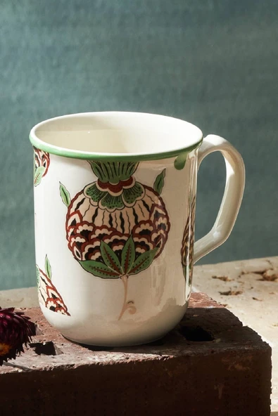 Karaca Paye Selçuklu Serisi Enginarlı Porselen Mug 340 ml - Resim 6