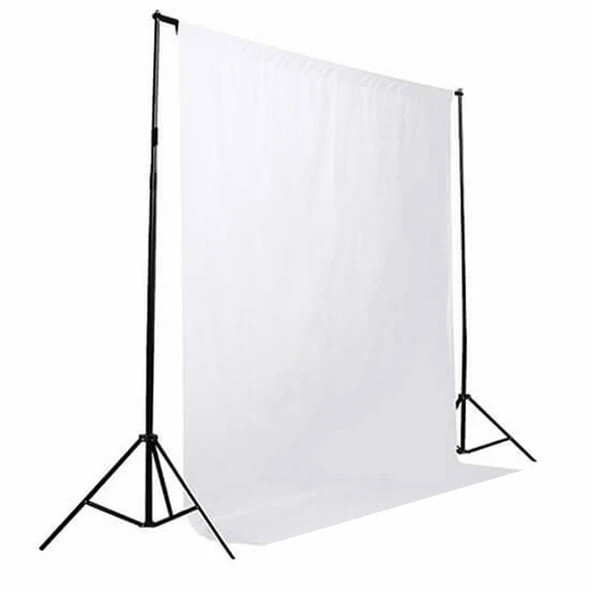 Gdx Seyyar Beyaz Fon Perde (Katlanabilir Kumaş) 3x3 Metre - 3