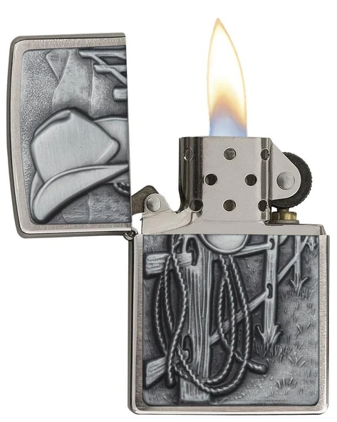 Zippo Restıng Cowboy Çakmak 24879-000004 (7-1) - Resim 2