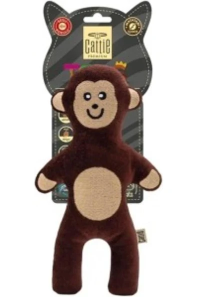 Cattie Matatabi İçerikli Kedi Oyuncağı Peluş Maymun 20Cm ürün görseli 1