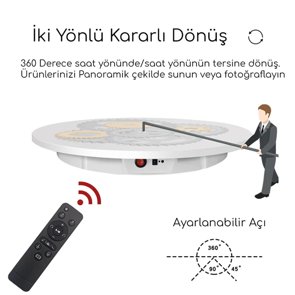 GDX TUTA-60 60 cm Turn Table - Döner Stand - Döner Tabla - Resim 5