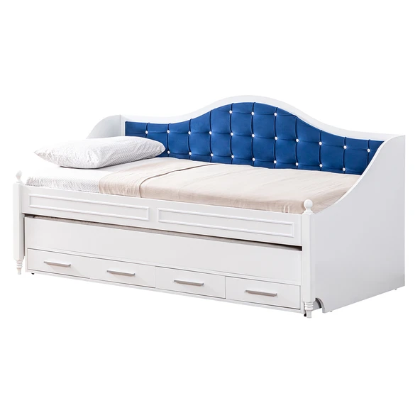 Yavrulu Karyola, Eymen Yavrulu Yatak - Mavi 1 Adet Comfort Yatak - Resim 3