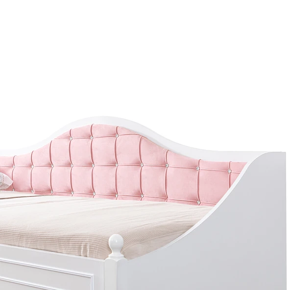 Yavrulu Karyola, Eymen Yavrulu Yatak - Pembe 1 Adet Comfort Yatak - Resim 5