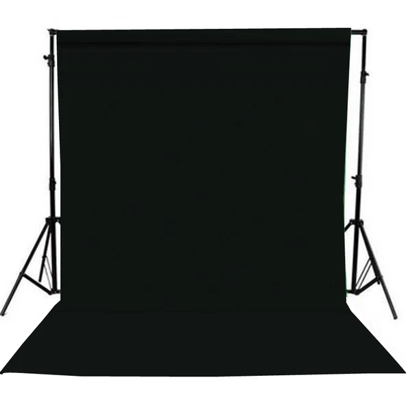 Gdx Seyyar Siyah Fon Perde (Katlanabilir Kumaş) 3x6 Metre