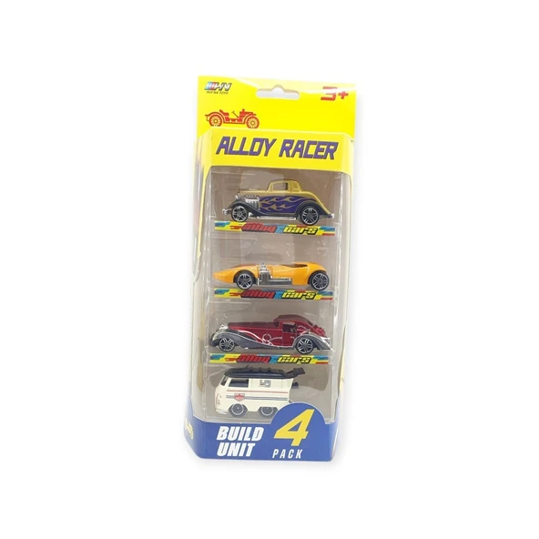 Alloy Racer 4'lü Araç Seti - 780-413 - 6