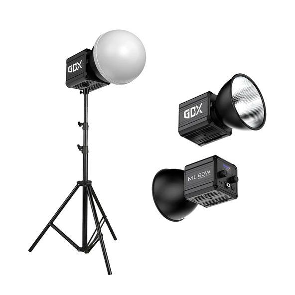 Gdx ML60 Bicolor Video Çekim Tekli Işık Seti ürün görseli 1