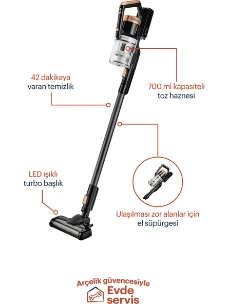 VCP 3930 25.2V Kablosuz Dikey Süpürge - 2
